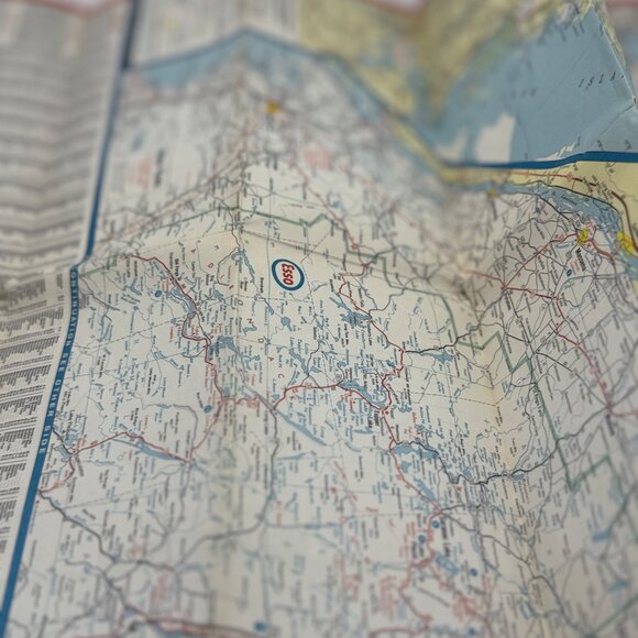 Vintage 1962 Esso New York State Road Map Featuring Gas Stations & Mileage Chart - Picture 3 of 3